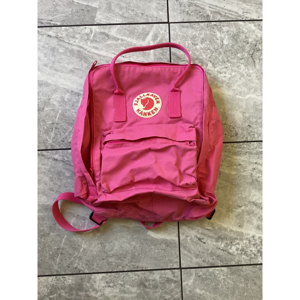Fjallraven Kanken Classic Backpack Pink Vinylon F School Travel Bag